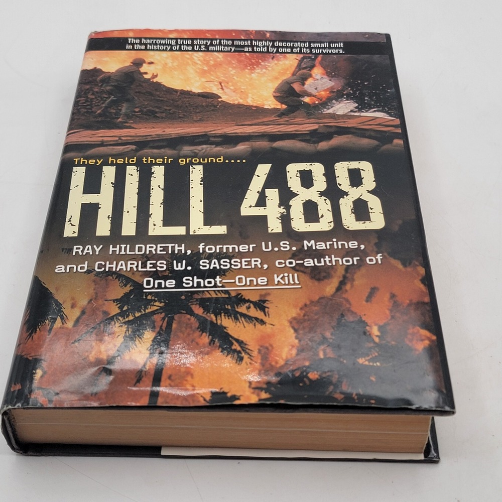 Ray Hildreth Hill 488 Hardcover Pocket Books Vietnam War Marine Corps Good